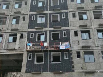 快來看呀！這整整齊齊的板材是什么？河南朝欽節(jié)能廠家生產(chǎn)A級防火保溫材料石墨改性水泥基保溫板